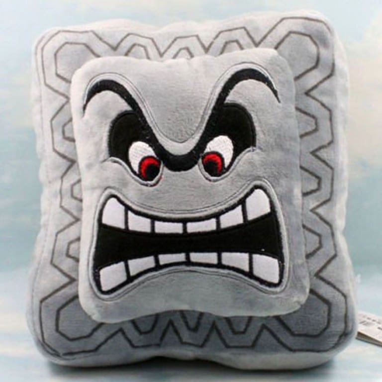 super mario thwomp plush