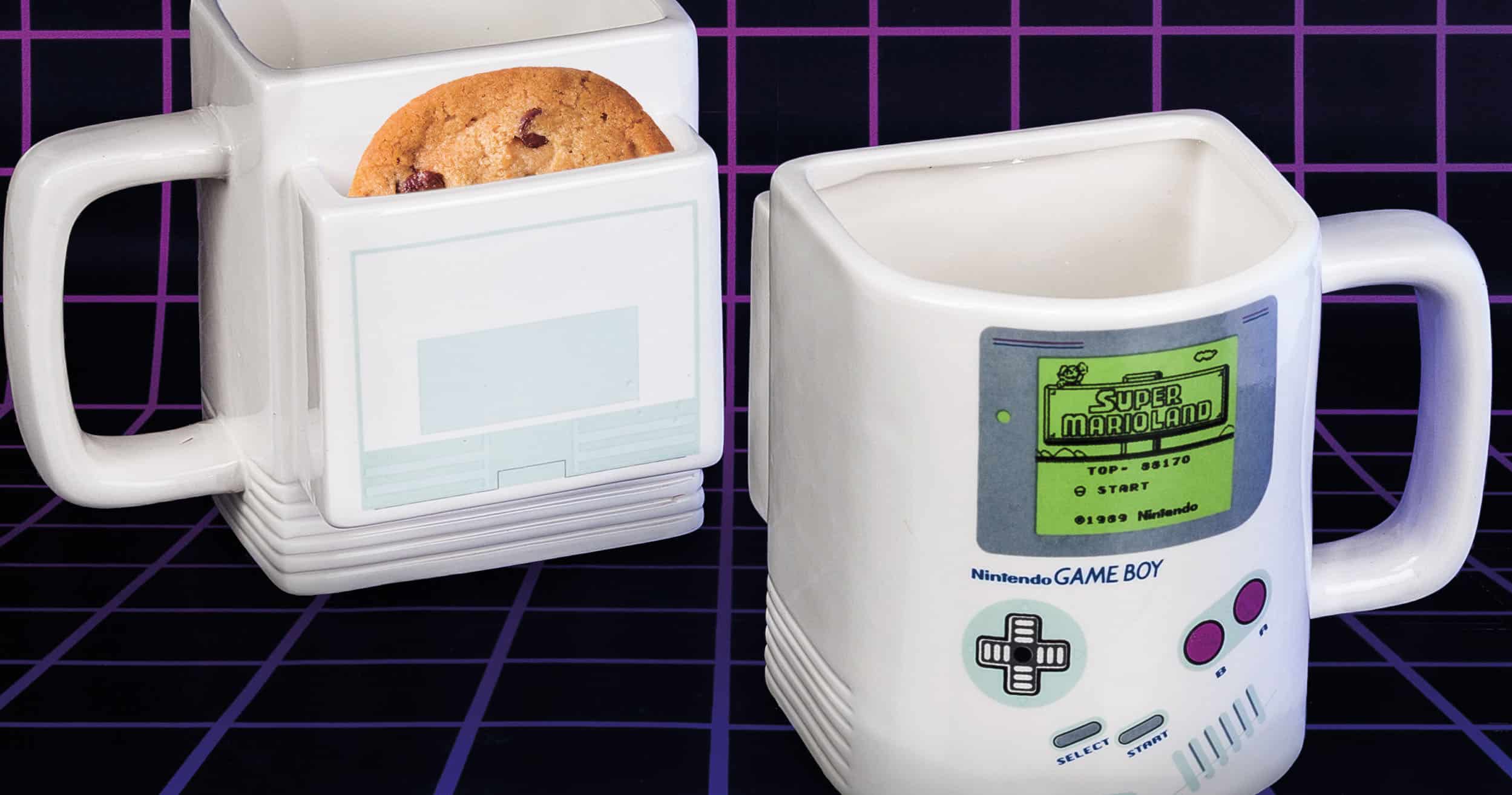 game boy cookie mug