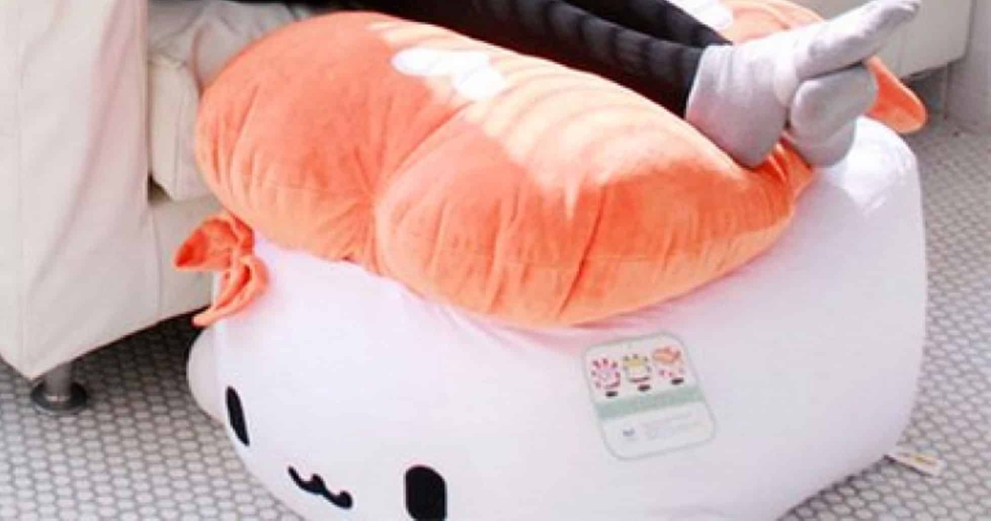 giant sushi pillow