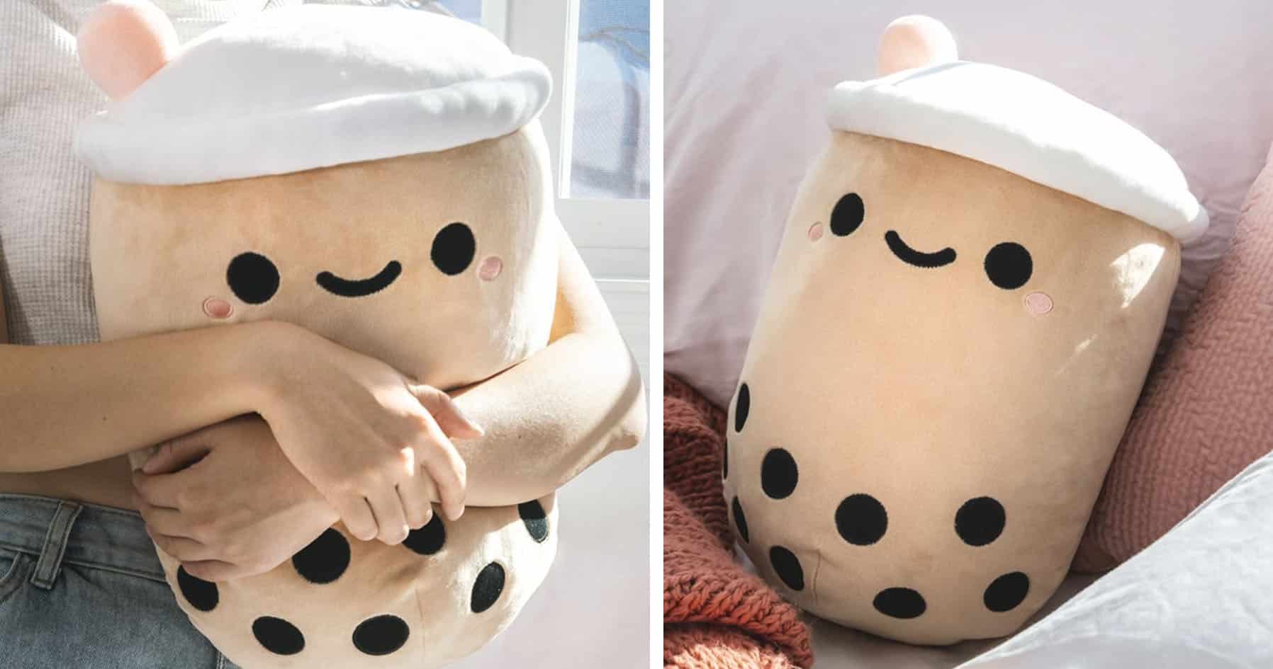 big boba tea plush