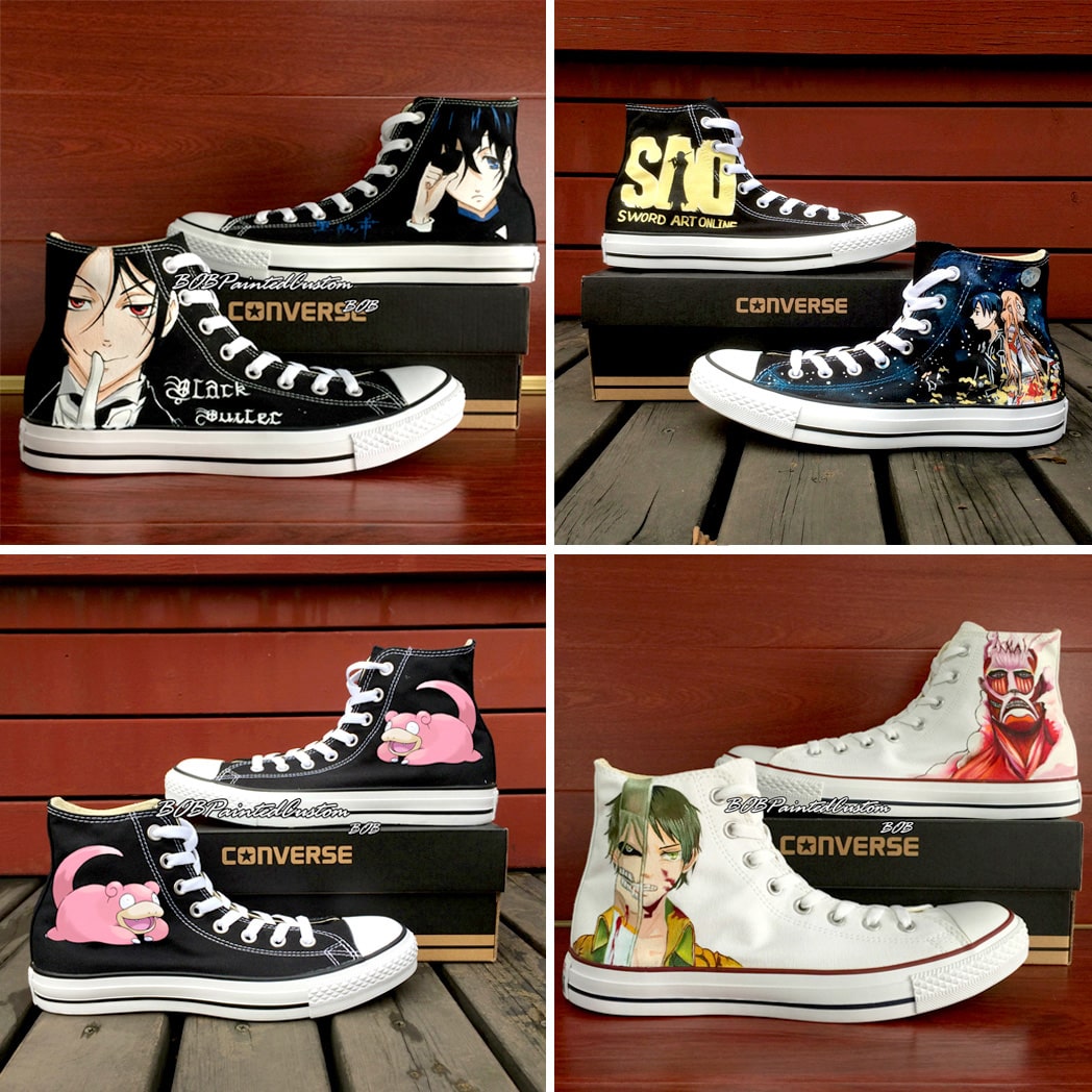 Custom Made Converse Shoes Shut Up And Take My Yen : Anime & Gaming  Merchandise - Shut Up And Take My Yen