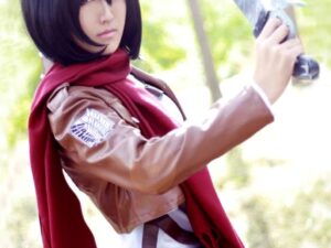 Attack on Titan Mikasa Scarf Shut Up And Take My Yen : Anime & Gaming Merchandise