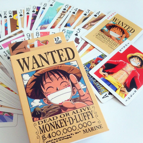 One Piece Playing Cards Wanted Shut Up And Take My Yen : Anime & Gaming Merchandise