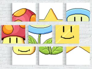 Super Mario Match Wall Prints Mario Party Shut Up And Take My Yen : Anime & Gaming Merchandise