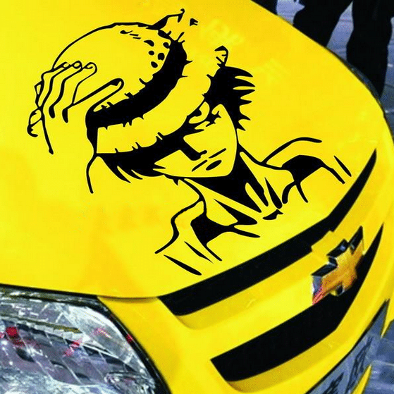 One Piece Luffy Car Decal - Shut Up And Take My Yen