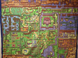 Zelda World Map Bed Sheet Legend of Zelda Shut Up And Take My Yen : Anime & Gaming Merchandise