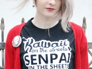 kawaii on the streets senpai in the sheets t-shirt