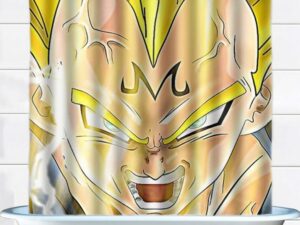 Majin Vegeta Shower Curtain Dragon Ball Z Shut Up And Take My Yen : Anime & Gaming Merchandise