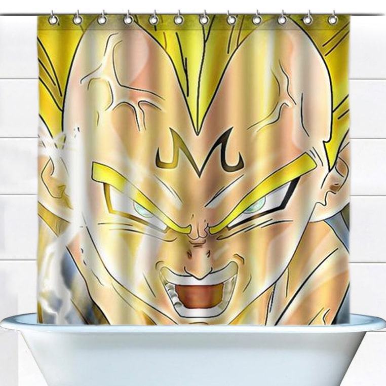 Majin Vegeta Shower Curtain Dragon Ball Z Shut Up And Take My Yen : Anime & Gaming Merchandise
