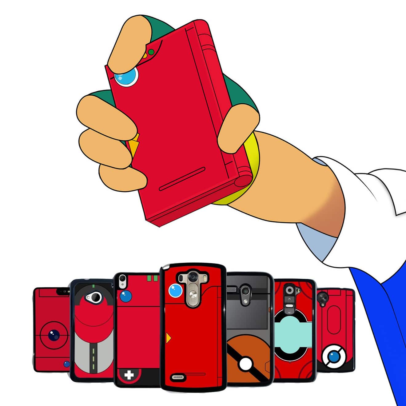 Pokedex Phone Case iPhone Cover Shut Up And Take My Yen : Anime & Gaming Merchandise