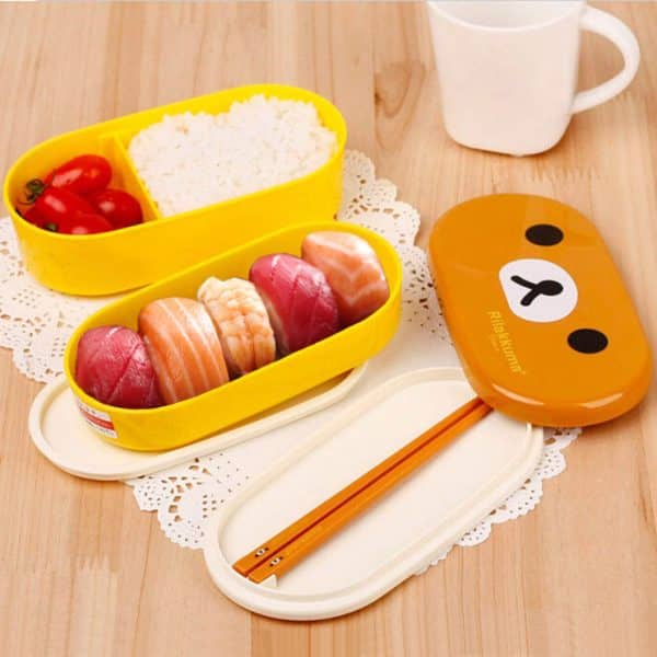 Rilakkuma Bento Lunch Box Shut Up And Take My Yen : Anime & Gaming Merchandise