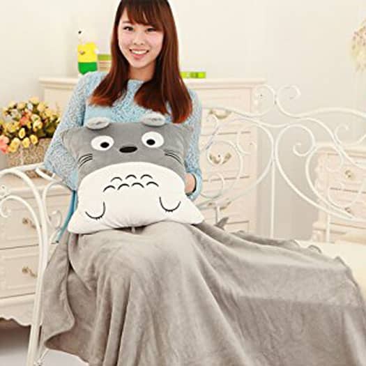 Pillow with best sale blanket inside