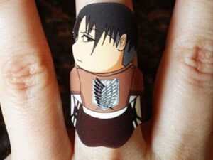 Attack On Titan Levi Ackerman Ring Shut Up And Take My Yen : Anime & Gaming Merchandise