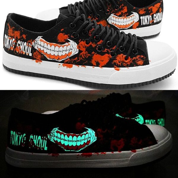 Glow In The Dark Tokyo Ghoul Shoes