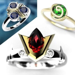 Zelda Spiritual Stone Rings