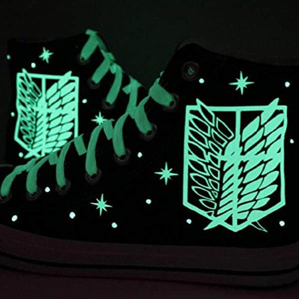 Attack On Titan Glow In The Dark Wings Of Freedom Shoes Shut Up And Take My Yen : Anime & Gaming Merchandise