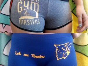 Cheeky Pokemon Shorts Shut Up And Take My Yen : Anime & Gaming Merchandise