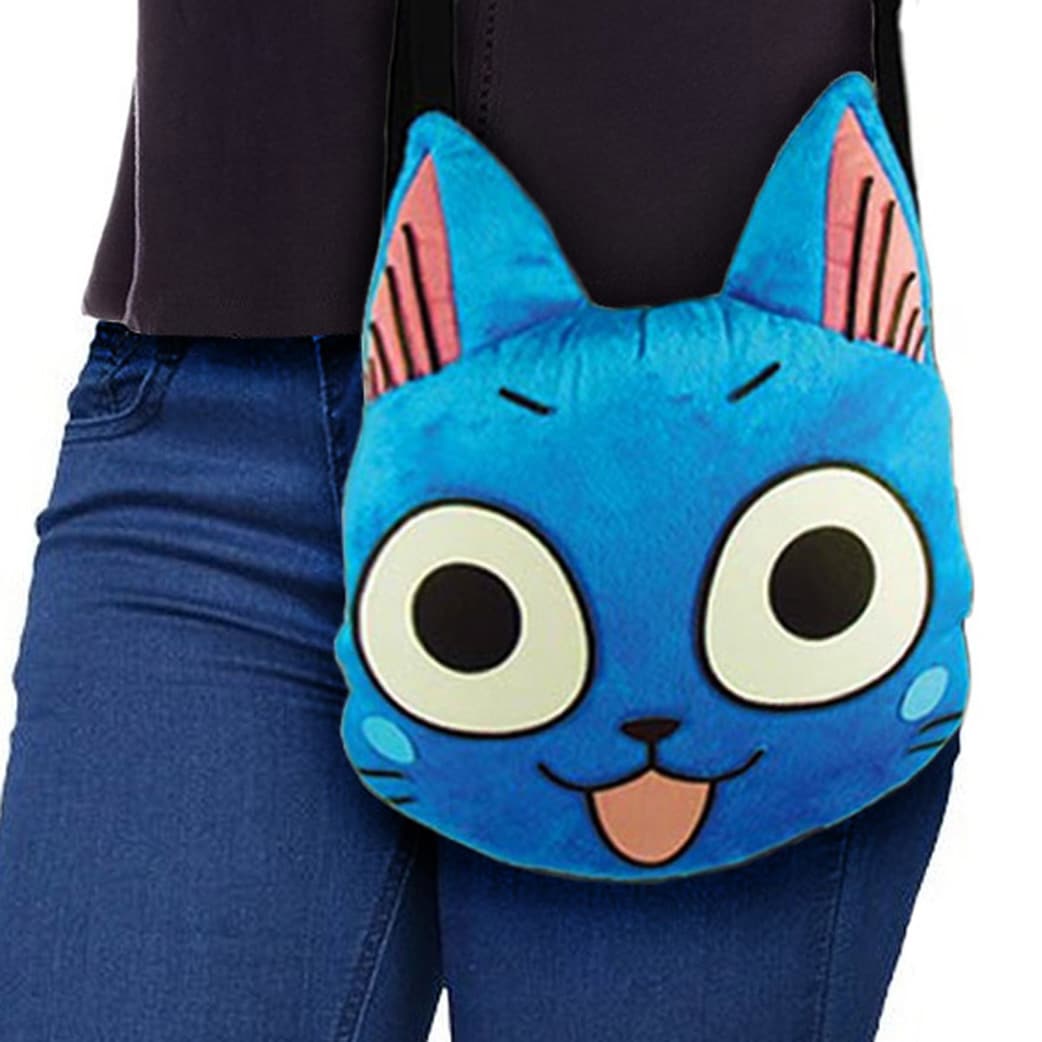 Fairy Tail Happy Plush Bag Shut Up And Take My Yen : Anime & Gaming Merchandise