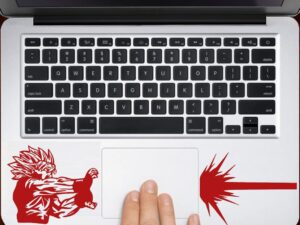 Dragon Ball Z Goku Kamehameha Laptop Decal Shut Up And Take My Yen : Anime & Gaming Merchandise