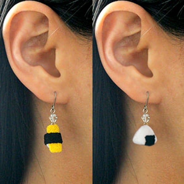 Japanese Sushi Earrings Shut Up And Take My Yen : Anime & Gaming Merchandise