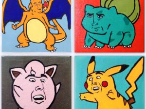 Nicolas Cage Pokemon Paintings Shut Up And Take My Yen : Anime & Gaming Merchandise