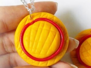 One Piece Luffy Straw Hat Necklace Shut Up And Take My Yen : Anime & Gaming Merchandise