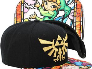 Zelda Stained Glass Snapback Hat Shut Up And Take My Yen : Anime & Gaming Merchandise