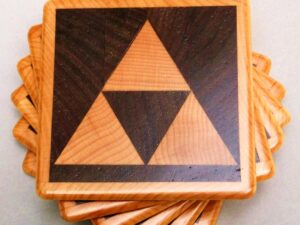 Legend of Zelda Triforce Coasters Shut Up And Take My Yen : Anime & Gaming Merchandise