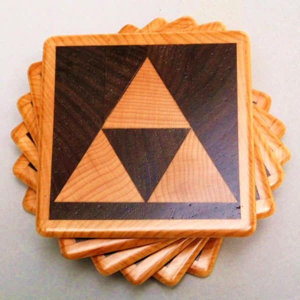 Legend of Zelda Triforce Coasters Shut Up And Take My Yen : Anime & Gaming Merchandise