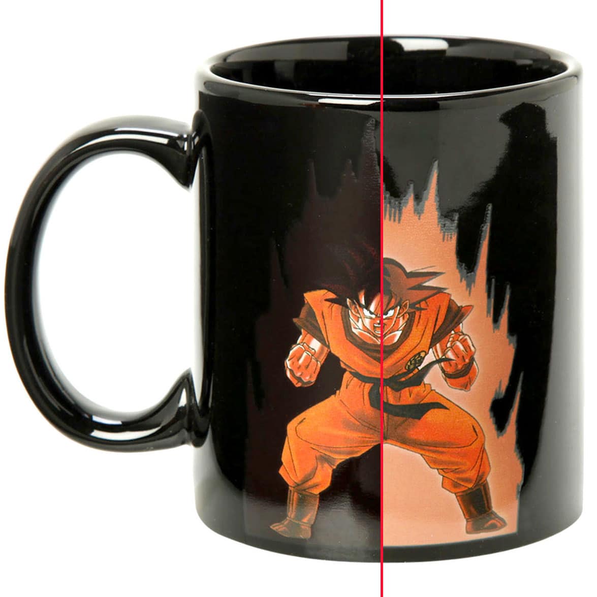 Heat Reactive Goku Mug Shut Up And Take My Yen : Anime & Gaming Merchandise