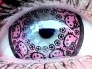 Hello Kitty Contact Lenses Shut Up And Take My Yen : Anime & Gaming Merchandise