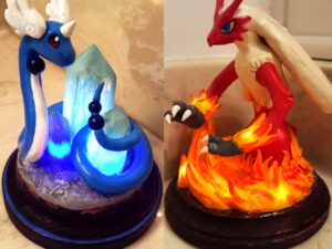 LED Pokemon Sculptures Shut Up And Take My Yen : Anime & Gaming Merchandise
