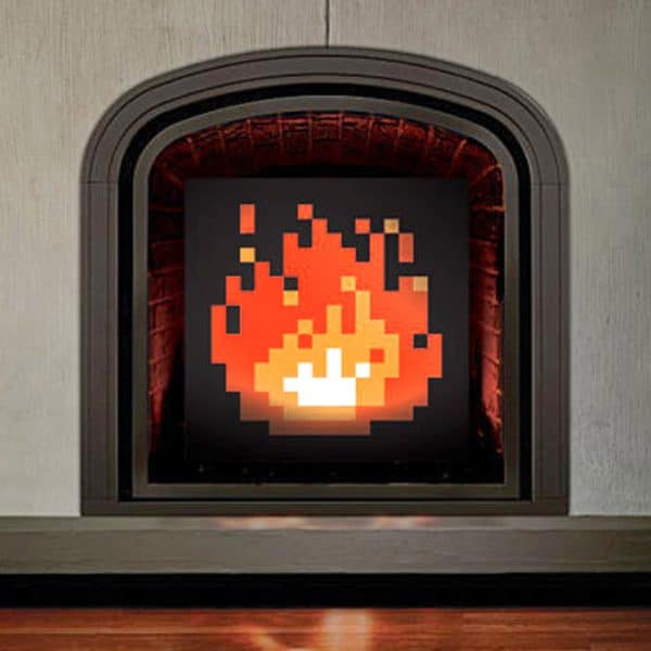 8-Bit Fireplace Shut Up And Take My Yen : Anime & Gaming Merchandise