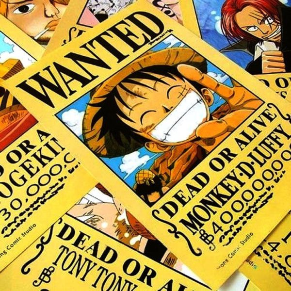 One Piece Wanted Posters