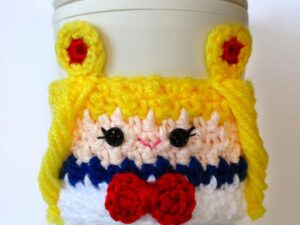 Sailor Moon Crochet Coffee Cup Cozy Shut Up And Take My Yen : Anime & Gaming Merchandise