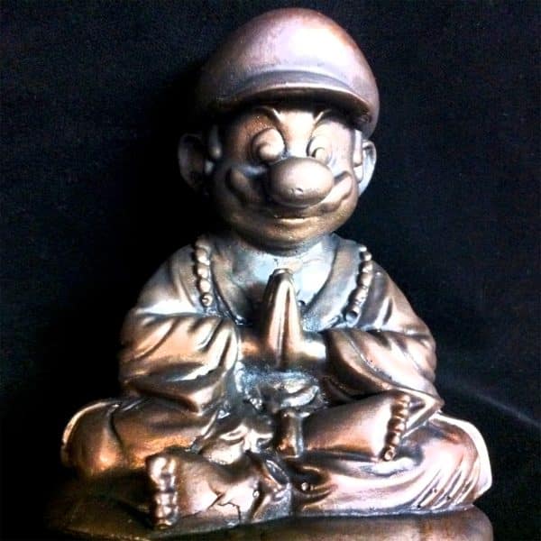 Super Mario Buddha Statue Shut Up And Take My Yen : Anime & Gaming Merchandise