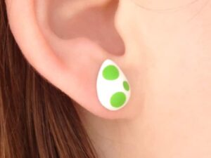 Yoshi Egg Earrings