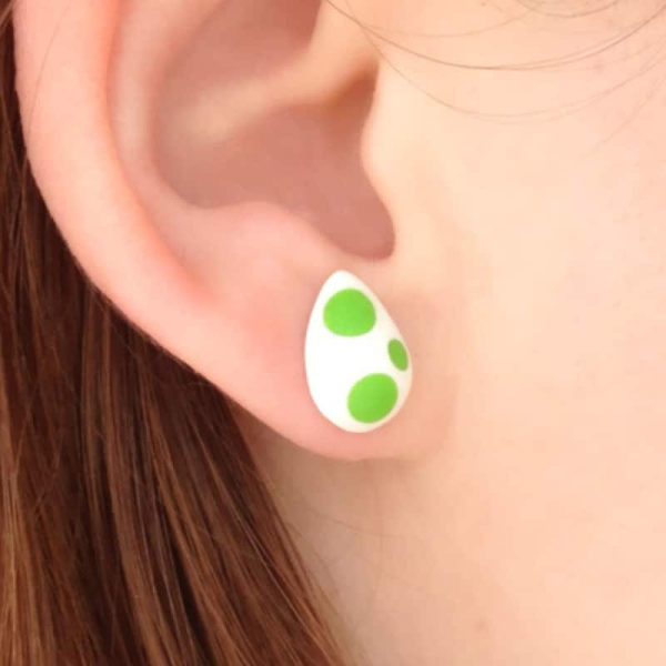 Yoshi Egg Earrings