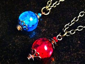 Health And Mana Potion Necklace Shut Up And Take My Yen : Anime & Gaming Merchandise