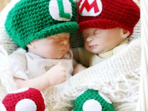 Newborn Crochet Mario Bros Hats & Mushrooms Shut Up And Take My Yen : Anime & Gaming Merchandise