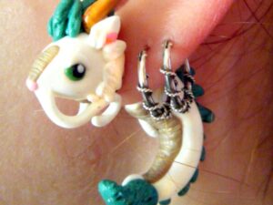Spirited Away Haku Earring