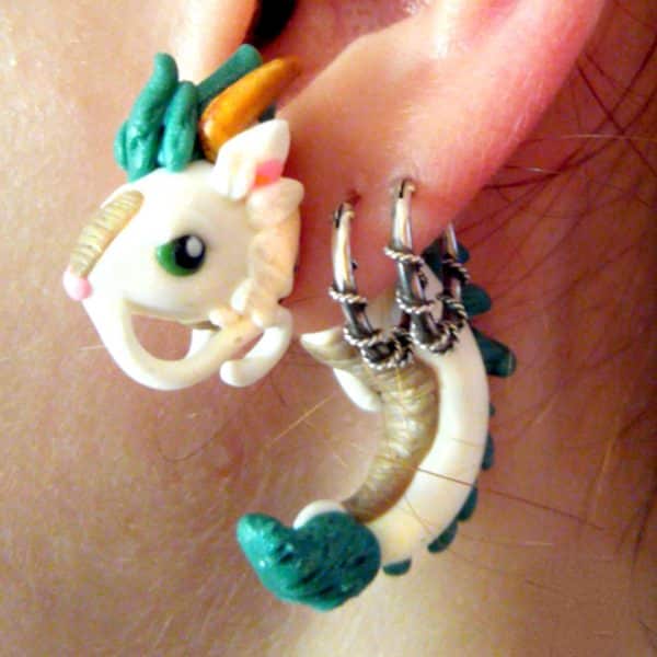 Spirited Away Haku Earring