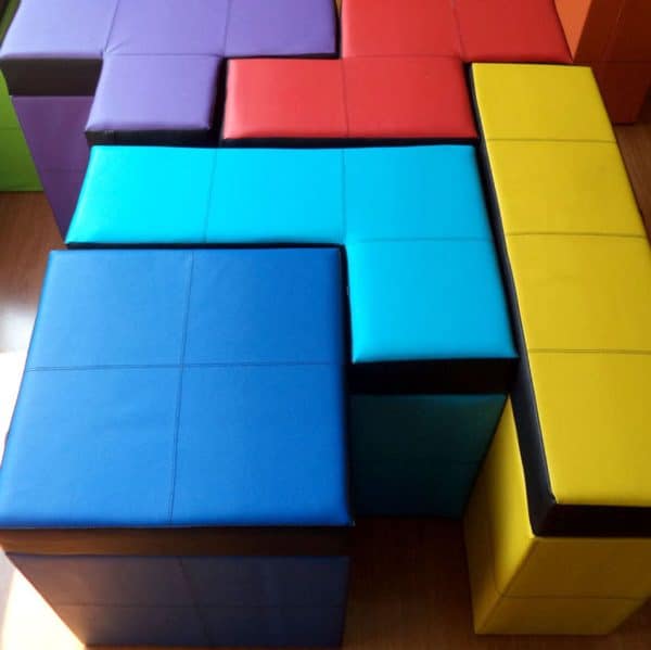 Tetris Shaped Storage Benches Shut Up And Take My Yen : Anime & Gaming Merchandise