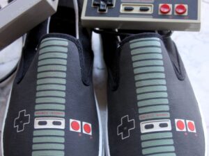 Nintendo Controller Shoes Shut Up And Take My Yen : Anime & Gaming Merchandise