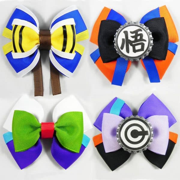 Dragon Ball Z Hair Bows Shut Up And Take My Yen : Anime & Gaming Merchandise