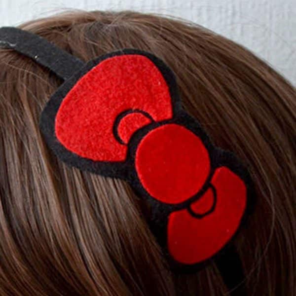 Hello Kitty Bow Headband Shut Up And Take My Yen : Anime & Gaming Merchandise