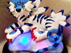 Light-Up Digimon Sculpture Shut Up And Take My Yen : Anime & Gaming Merchandise