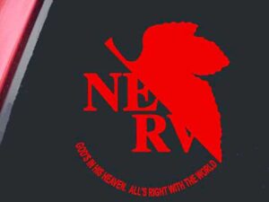 Neon Genesis Evangelion NERV Decal Shut Up And Take My Yen : Anime & Gaming Merchandise Neon Genesis Evangelion NERV Decal Shut Up And Take My Yen : Anime & Gaming Merchandise