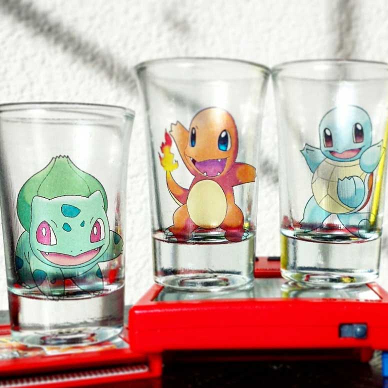 Pokemon Shot Glasses