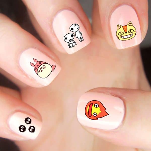 Studio Ghibli Nail Decals Shut Up And Take My Yen : Anime & Gaming Merchandise